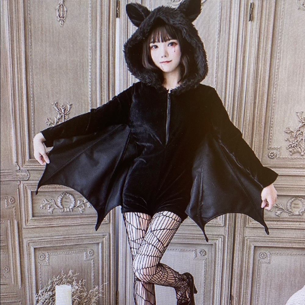 Kids Black Bat Costume